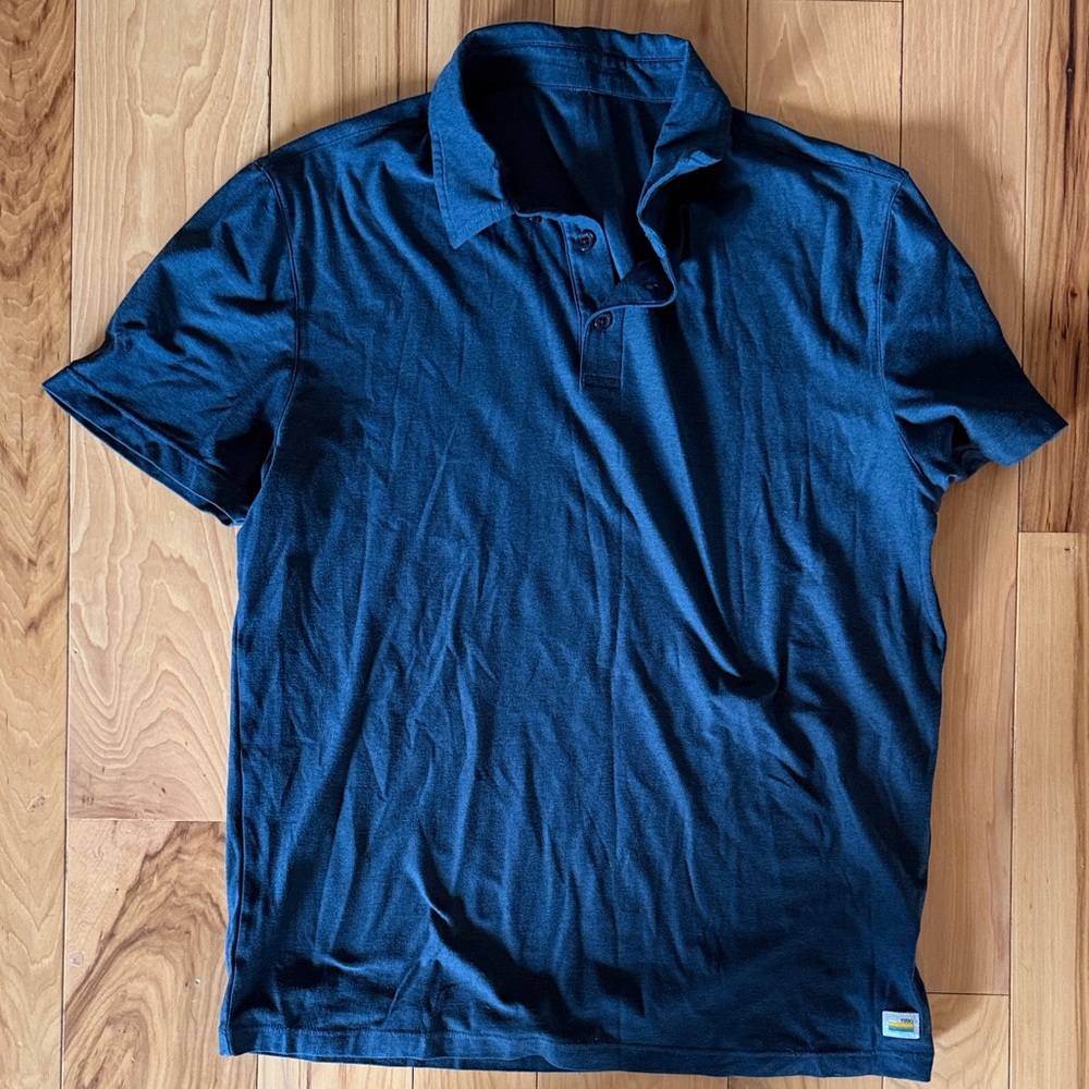 Vuori Men's Deep Blue Polo Shirt